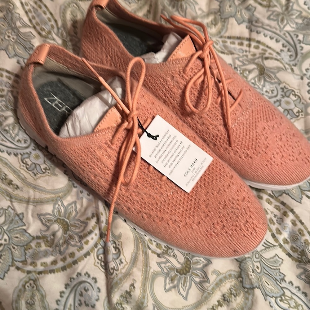Coke Haan fleecy zero grand pink shoes - Picture 2 of 4
